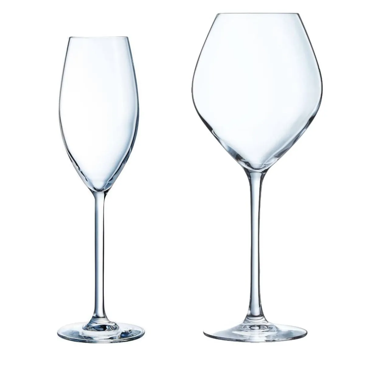Chef&Sommelier Ensemble de 12 verres à pied 47 cl et flûtes à champagne 24 cl Cheer Up> Services De Verrerie