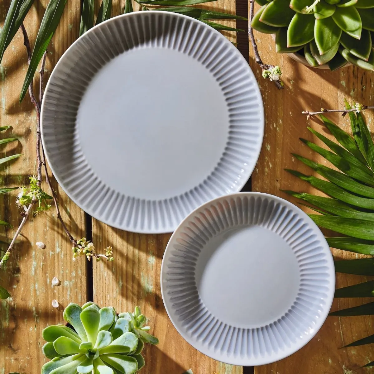 Luminarc Service de 18 pcs Cottage Granit> Services De Vaisselle | Plates