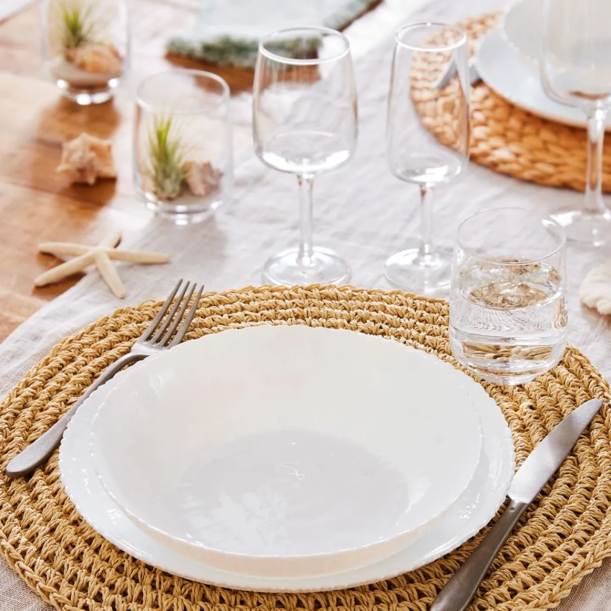 Luminarc White deep plate 21 cm Ammonite> Plates