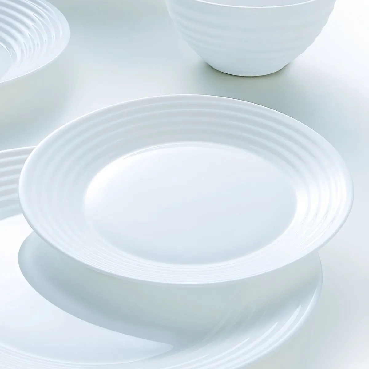 Luminarc White plate 19 cm Harena> Plates